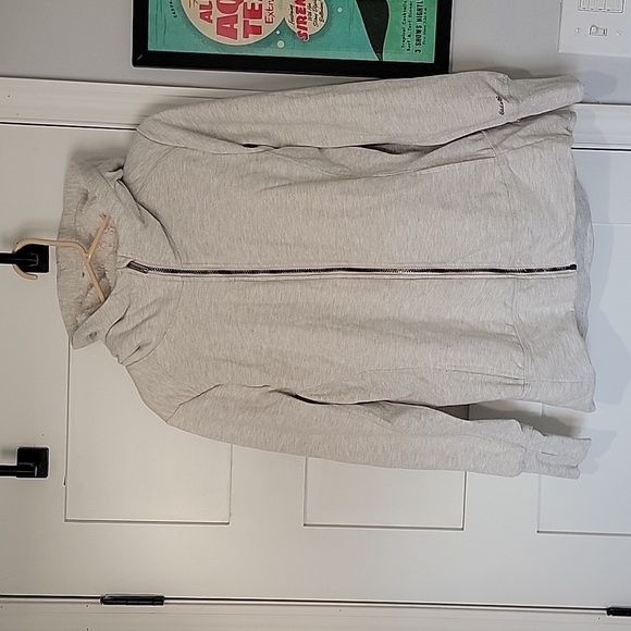 Eddie Bauer • Faux Fur Lined Marled Hoodie with Thumb holes and Pockets, Size L - Picture 2 of 7